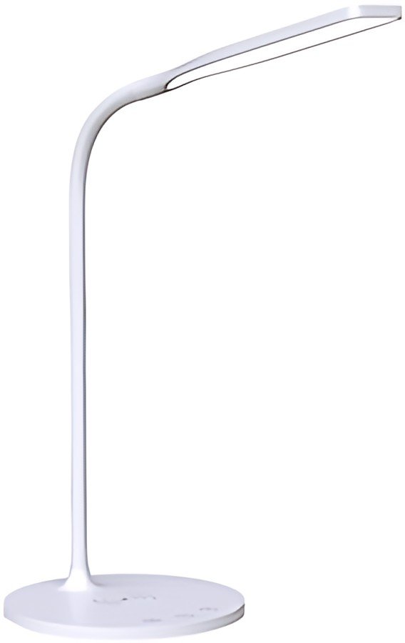 PAPERFLOW Lampe de table à LED IRENE, socle, blanc