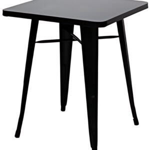 PAPERFLOW Table d'extérieur URBAN, 600 x 600 mm, noir
