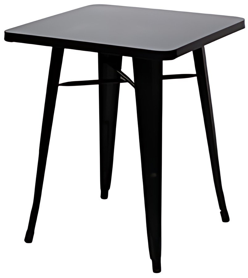 PAPERFLOW Table d'extérieur URBAN, 600 x 600 mm, noir