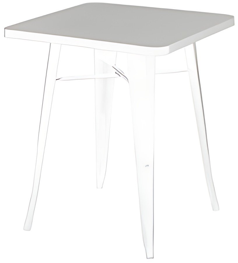 PAPERFLOW Table d'extérieur URBAN, 600 x 600 mm, blanc