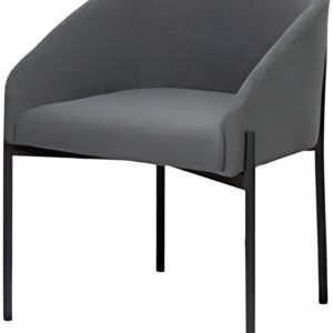 PAPERFLOW Fauteuil visiteur MILO, anthracite