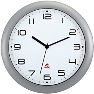 ALBA Horloge murale "HORNEW", montre à quartz, gris