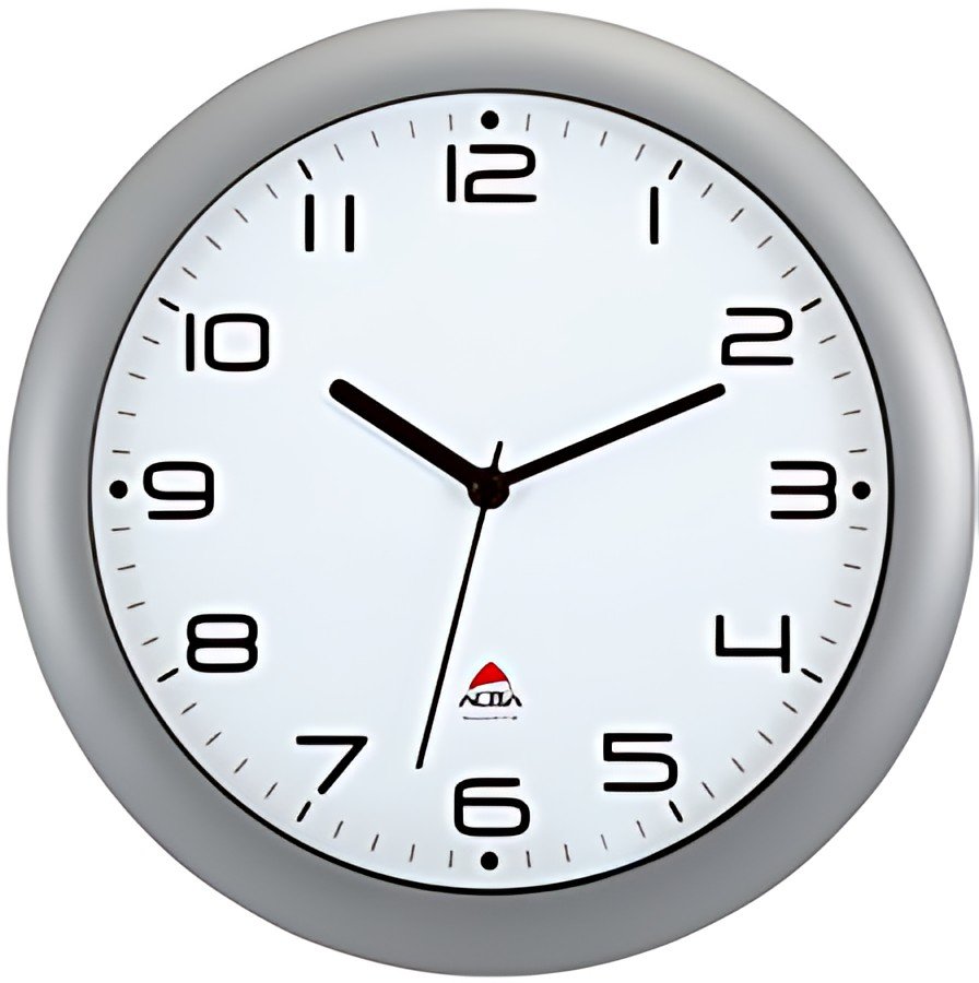 ALBA Horloge murale "HORNEW", montre à quartz, gris