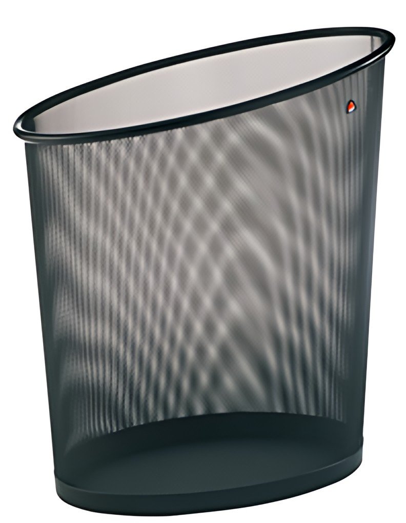 ALBA Corbeille à papier "MESHCORB", fil d'acier, 18 L, noir