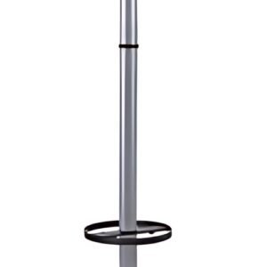 ALBA Portemanteau "STAN3", 8 patères, gris métal