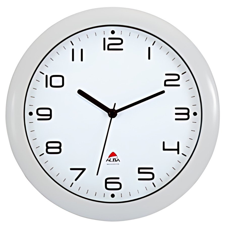 ALBA Horloge murale "HORNEW", montre à quartz, noir