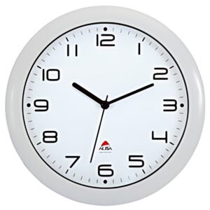 ALBA Horloge murale "HORNEW", montre à quartz, blanc
