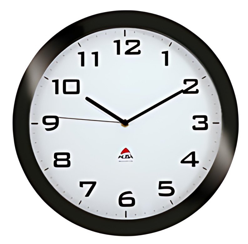 ALBA Horloge murale "HORISSIMO", montre à quartz, noir