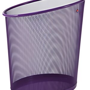 ALBA Corbeille à papier "MESHCORB", fil d'acier, 18 L, prune