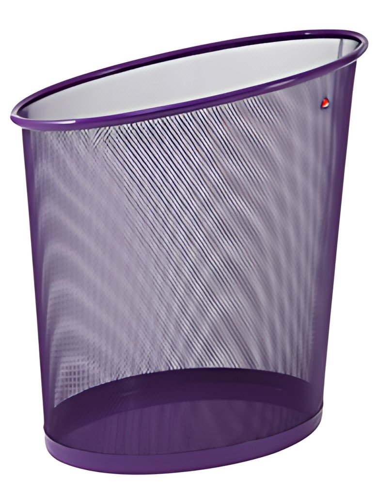 ALBA Corbeille à papier "MESHCORB", fil d'acier, 18 L, prune