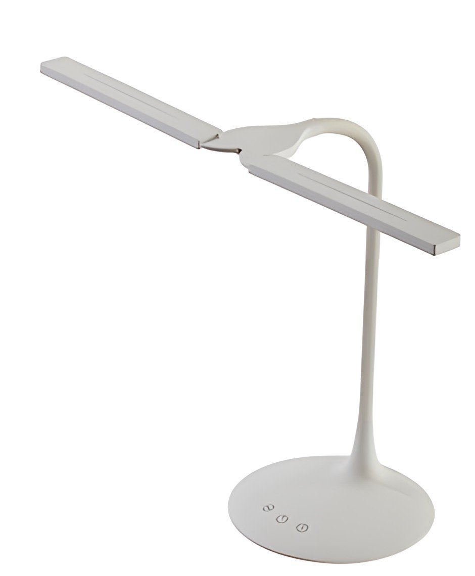 ALBA Lampe de bureau LED "LEDTWIN", rechargeable, noir