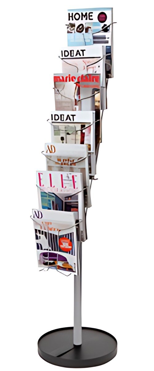 ALBA Présentoir à prospectus sur pied "DDFIL7S", 7 casiers