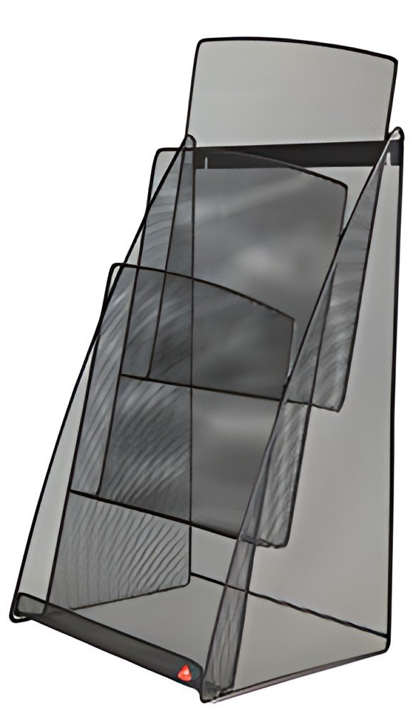 ALBA Porte-brochures de table "MESHPREZA4", A4, fil métal