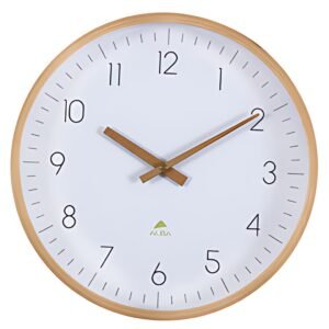 ALBA Horloge murale en bois "HORTREE", à quartz