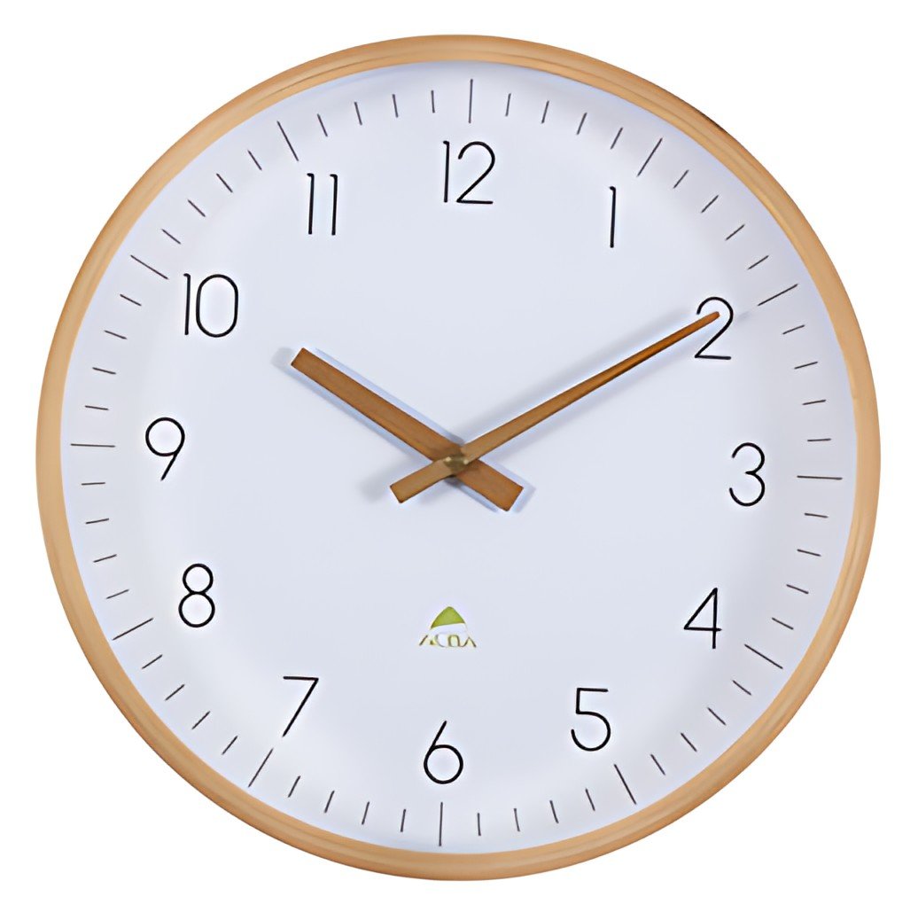 ALBA Horloge murale en bois "HORTREE", à quartz