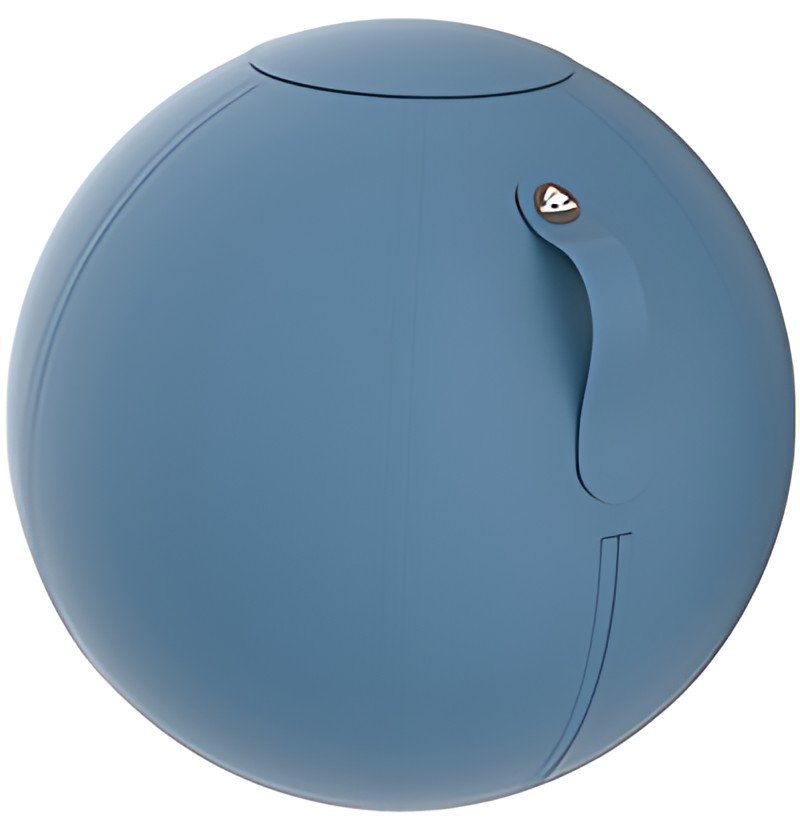 ALBA Ballon d'assise ergonomique "MHBALL", bleu canard