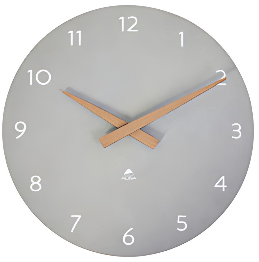 ALBA Horloge murale "HORMILENA", montre à quartz, gris
