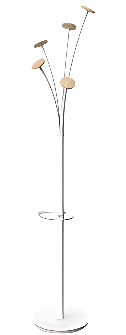 ALBA Portemanteau FESTIVAL, hauteur: 1.870 mm, blanc/bois
