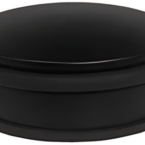ALBA Butoir de porte, en acier, diamètre: 102 mm, noir