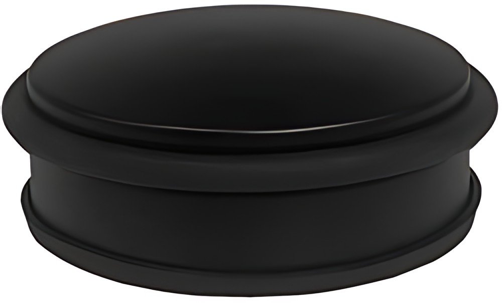 ALBA Butoir de porte, en acier, diamètre: 102 mm, noir