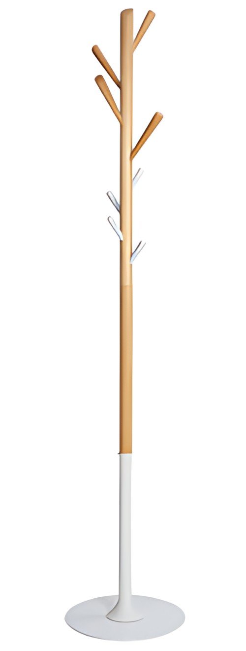 ALBA Portemanteau "PMTREE", hauteur: 1.750 mm, hêtre/blanc