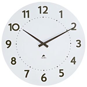 ALBA Horloge murale "HORMILENA 55", montre à quartz, blanc