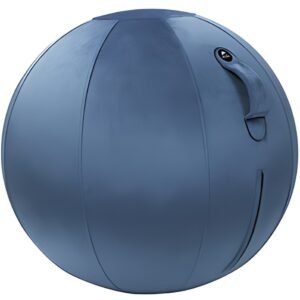 ALBA Ballon d'assise ergonomique MHBALL, velours, bleu nuit