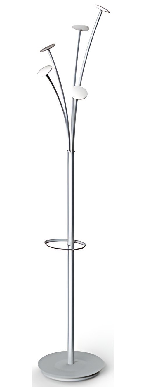 ALBA Portemanteau FESTIVAL, hauteur: 1.870 mm, blanc/argent