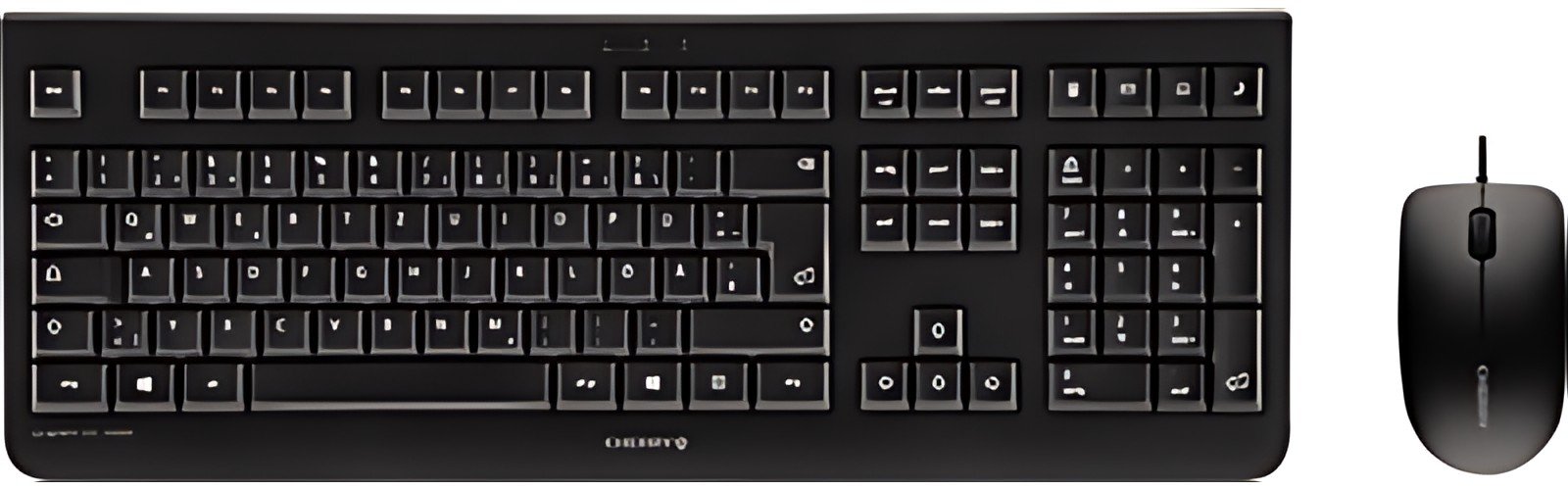 CHERRY Kit clavier AZERTY & souris DC 2000, avec fil, noir