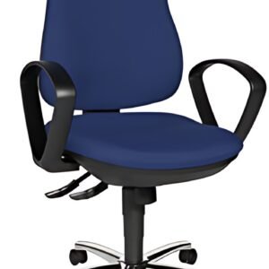 Topstar Fauteuil de bureau "Synchro Steel", bleu roy