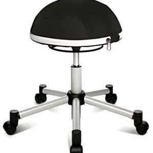 Topstar Tabouret fitness "Sitness Half Ball", noir