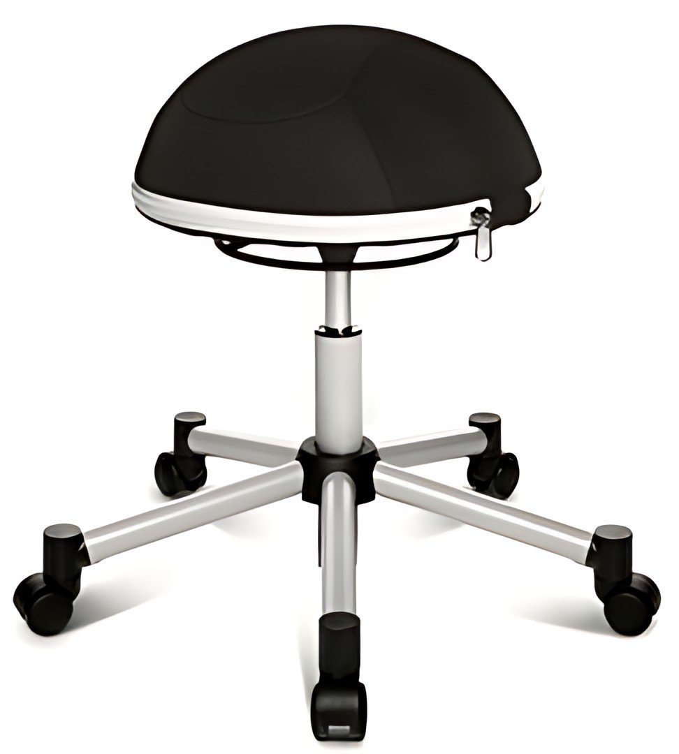 Topstar Tabouret fitness "Sitness Half Ball", noir