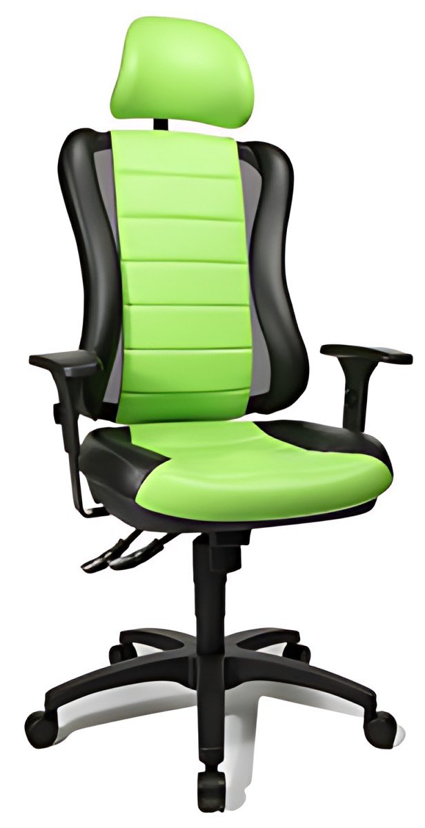Topstar Fauteuil de bureau "Head Point RS", noir / vert