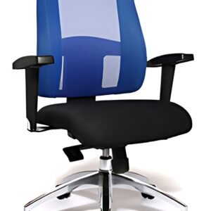 Topstar Fauteuil de bureau "Lady Sitness Deluxe", noir/bleu