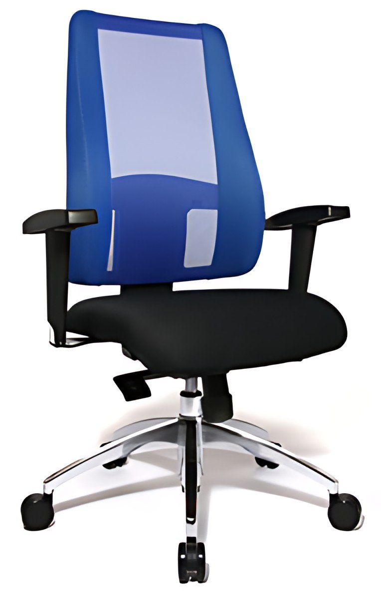 Topstar Fauteuil de bureau "Lady Sitness Deluxe", noir/bleu