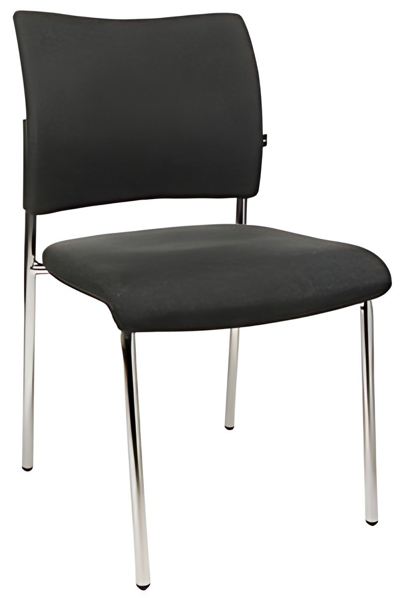 Topstar Chaise visiteur "Visit 10 rembourré", anthracite