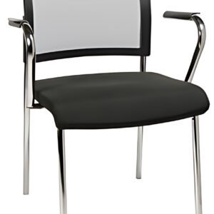 Topstar Chaise de bureau "filet Visit 10", noir