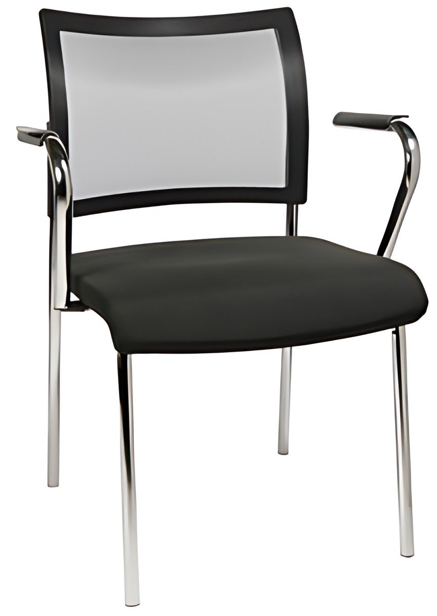 Topstar Chaise de bureau "filet Visit 10", noir