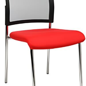Topstar Chaise de bureau "filet Visit 10", rouge