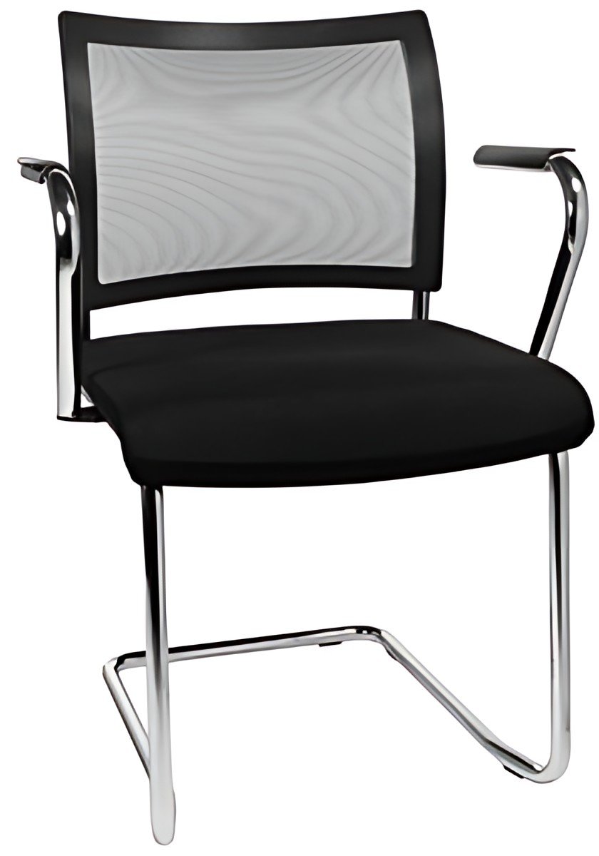 Topstar Chaise de bureau "filet Visit 20", noir