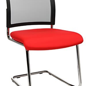 Topstar Chaise de bureau "filet Visit 20", rouge