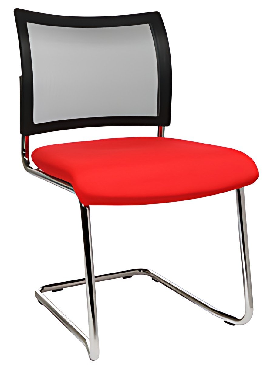 Topstar Chaise de bureau "filet Visit 20", rouge