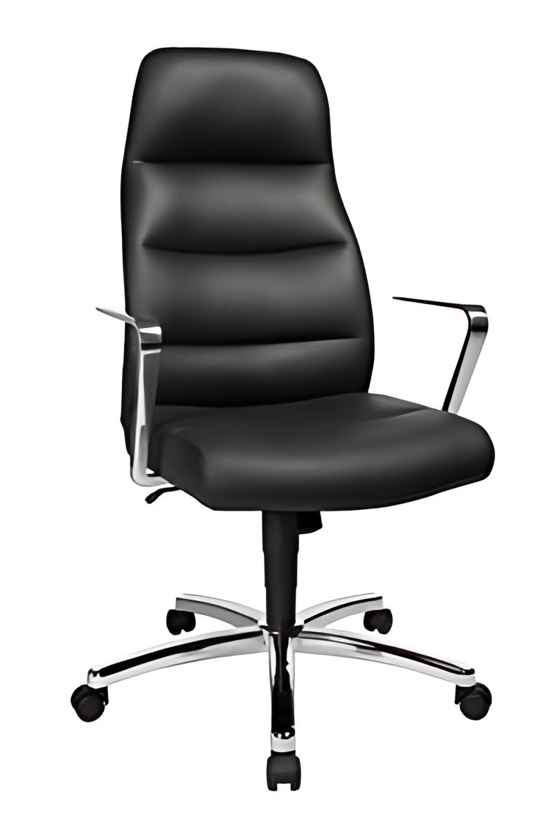 Topstar Fauteuil de direction "Chairman 70", cuir, noir