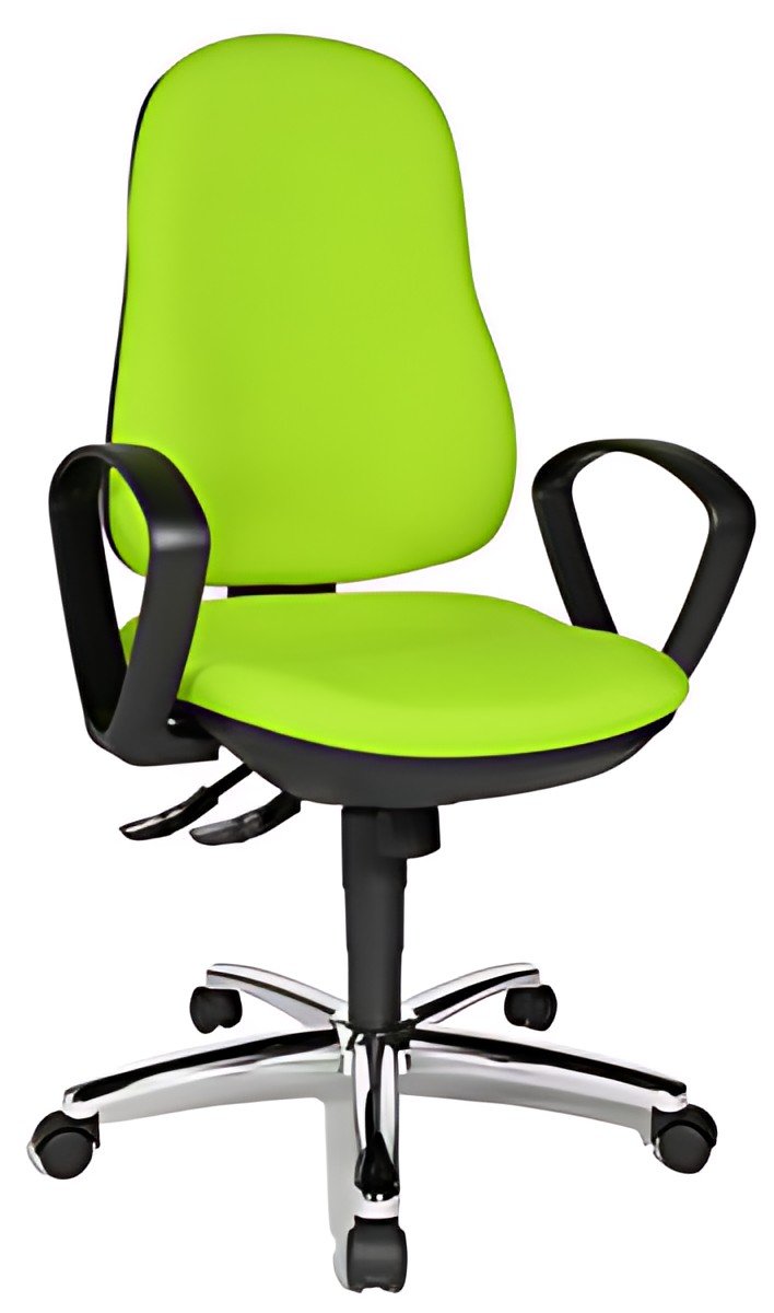 Topstar Fauteuil de bureau "Synchro Steel", vert pomme