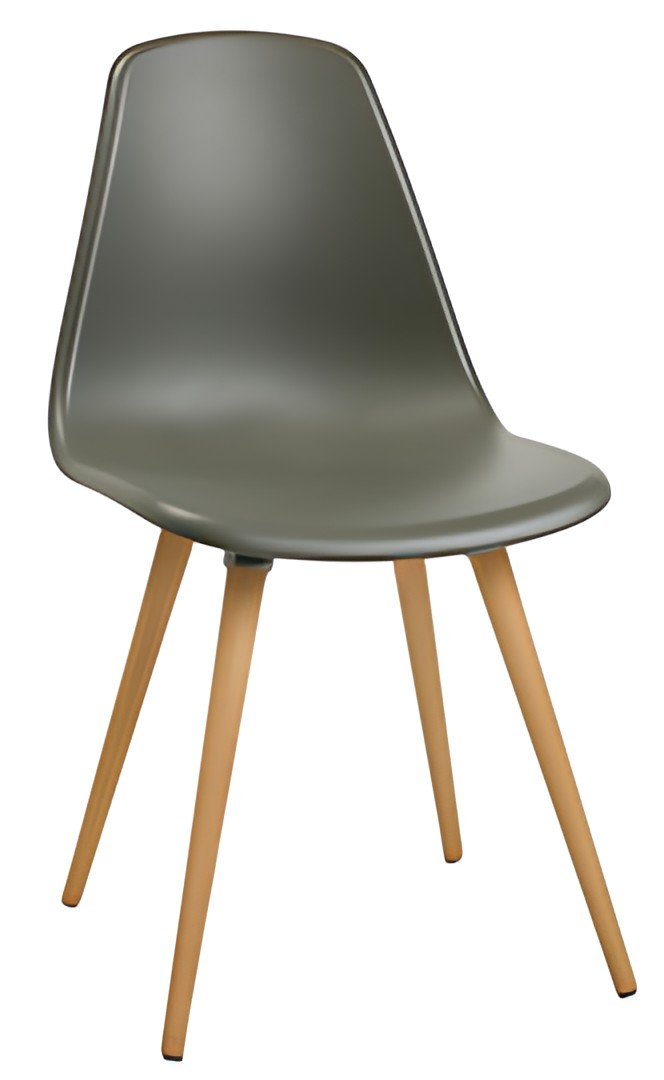 Topstar Chaise visiteur "T 2020", gris foncé / hêtre