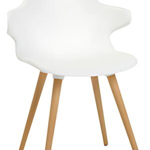 Topstar Chaise visiteur "T 2020", blanc / hêtre