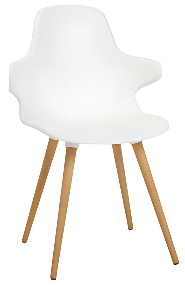 Topstar Chaise visiteur "T 2020", blanc / hêtre
