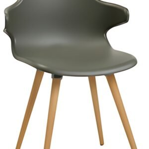 Topstar Chaise visiteur "T 2020", gris foncé / hêtre