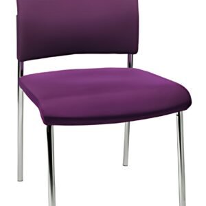 Topstar Chaise visiteur "Visit 10 rembourré", violet