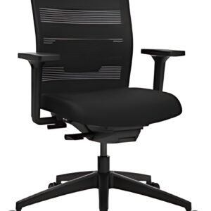 Topstar Chaise de bureau pivotante "Airwork", noir/noir